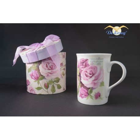 Teetasse Rosengarten