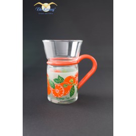 Teeglas Orange 0.2l