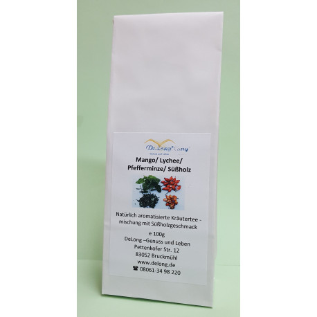 KT Mango Lychee Pfefferminze Süßholz 100g / 8.50 € /  85.00 € / kg