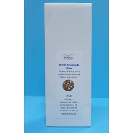 Weiße Schokolade Olive 100g / 85.00€ / kg
